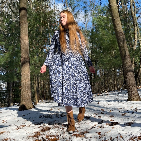 90s Laura Ashley Floral Dress - Picture 16 of 16